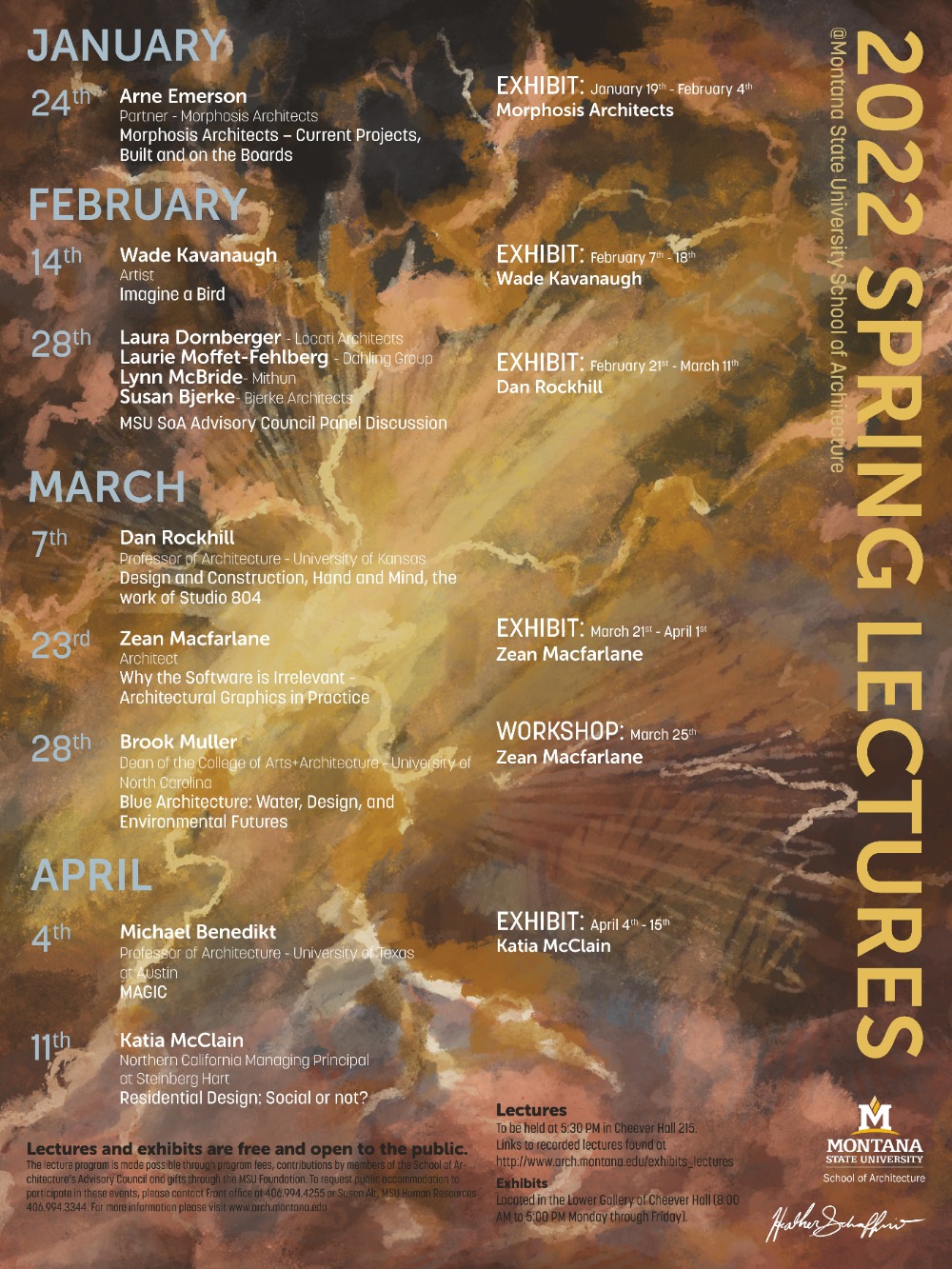 Spring '22 Lecture Series Promotional Poster