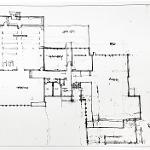 Initial floor plan sketch
