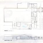 Floor plan and sectional view