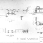 K-1 Playground plan, elevations