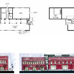 Proposed Mixed Use Building Plans and elevations