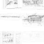 Interior and exterior perspective drawings