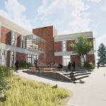 Arch 551 Reimagining Sherrick Hall perspective view