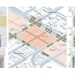 1st place Best Masters project, Arch 560, transportation improvements diagram