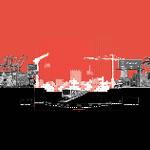 1st place Best Masters project, Arch 560, perspective view