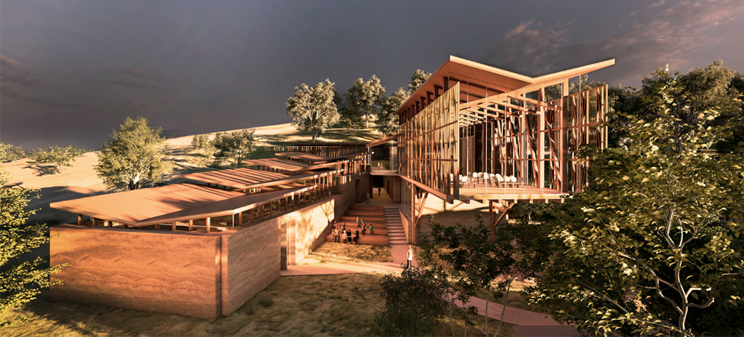 Arch 356 perspective view by Shawnee Harding and Kaden Vincelette