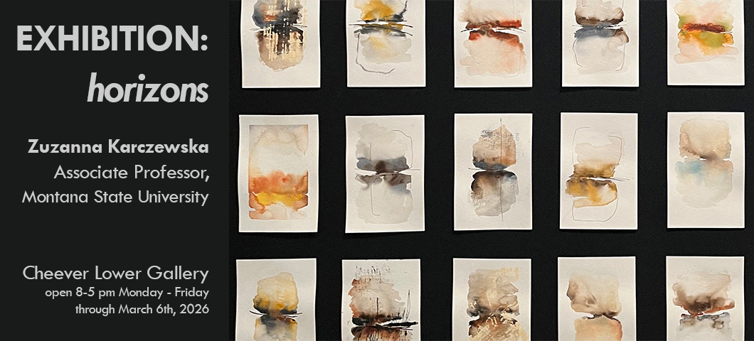 Exhibition: horizons by Zuzanna Karczewska, Associate Professor, Montana State University School of Architecture, runs through March 6th, 2026. 