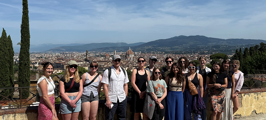 Study Abroad students in Florence, Italy (Summer 2025)