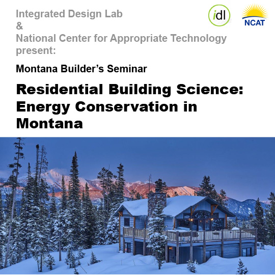 Montana Builder's Seminar workshop poster for November 7, 2025.