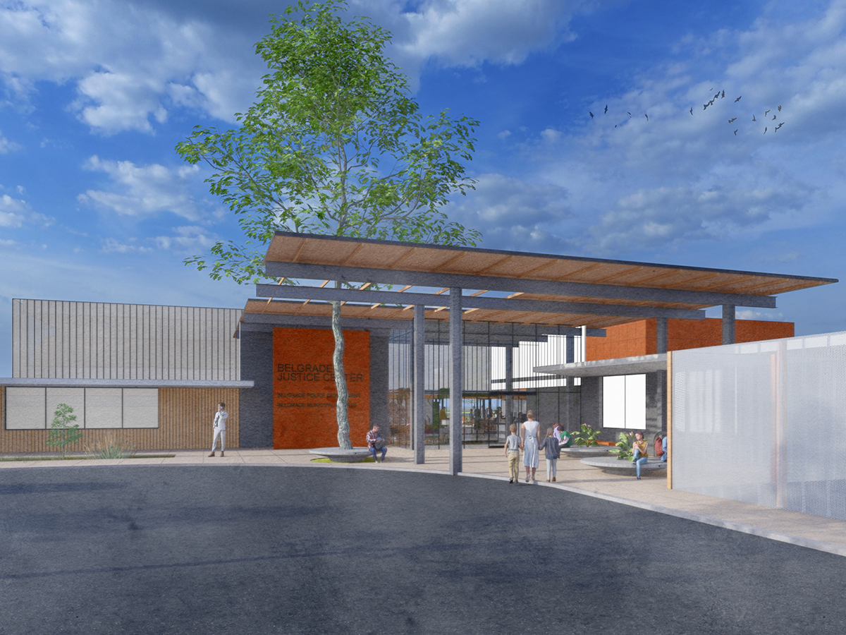 Henry Johnson and Denali Helland, Arch 450 Perspective view