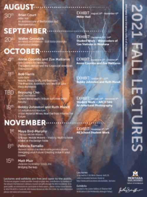 Fall 2021 Lecture Series Poster