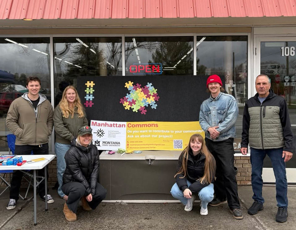 Montana State University's Community Design Center developed designs for a library and community center in Manhattan, Montana, using input from community members in 2025. Submitted photo.